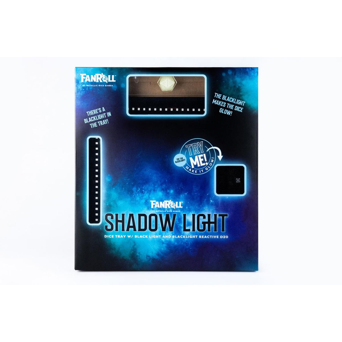 Zdjęcie produktu FanRoll Shadowlight Składana tacka na kości Blacklight Czarna