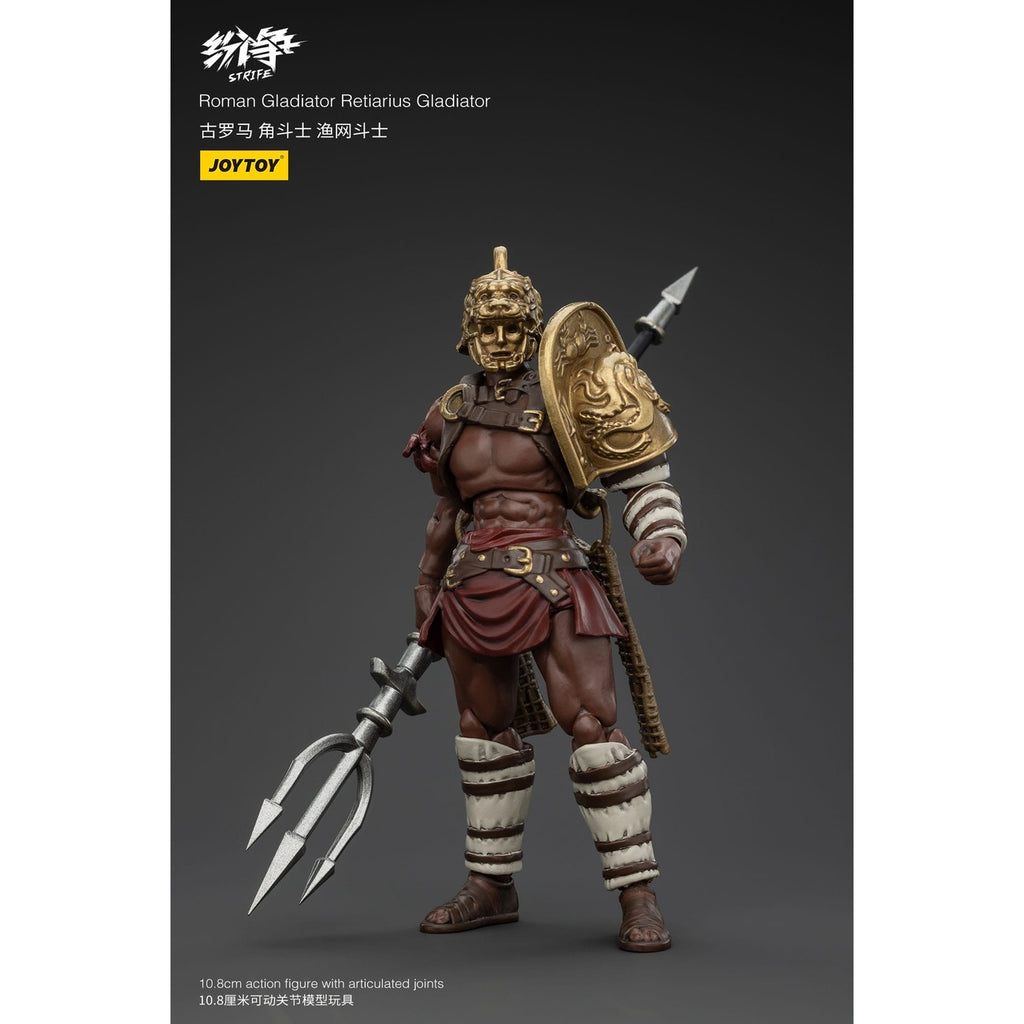 Zdjęcie produktu Figurka akcji Strife 1/18 Rzymski gladiator Retiarius 11 cm