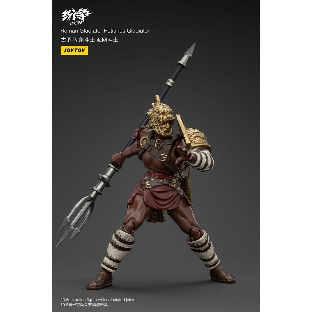 Zdjęcie produktu Figurka akcji Strife 1/18 Rzymski gladiator Retiarius 11 cm