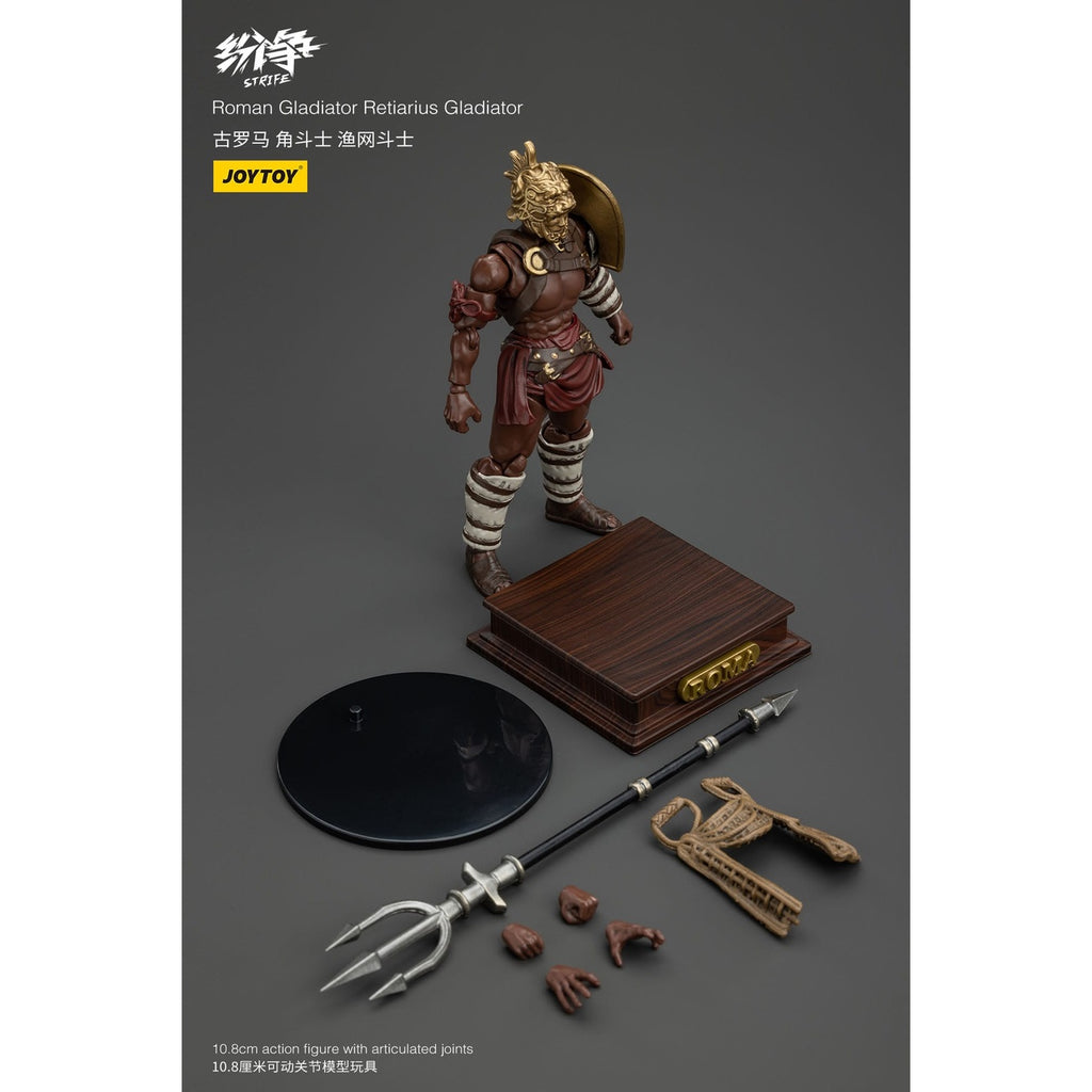 Zdjęcie produktu Figurka akcji Strife 1/18 Rzymski gladiator Retiarius 11 cm