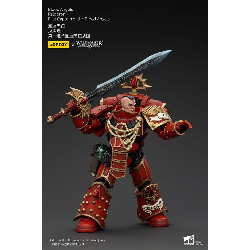 Zdjęcie produktu Warhammer The Horus Heresy Figurka akcji 1/18 Blood Angels Raldoron First Captain of the Blood Angels 13 cm