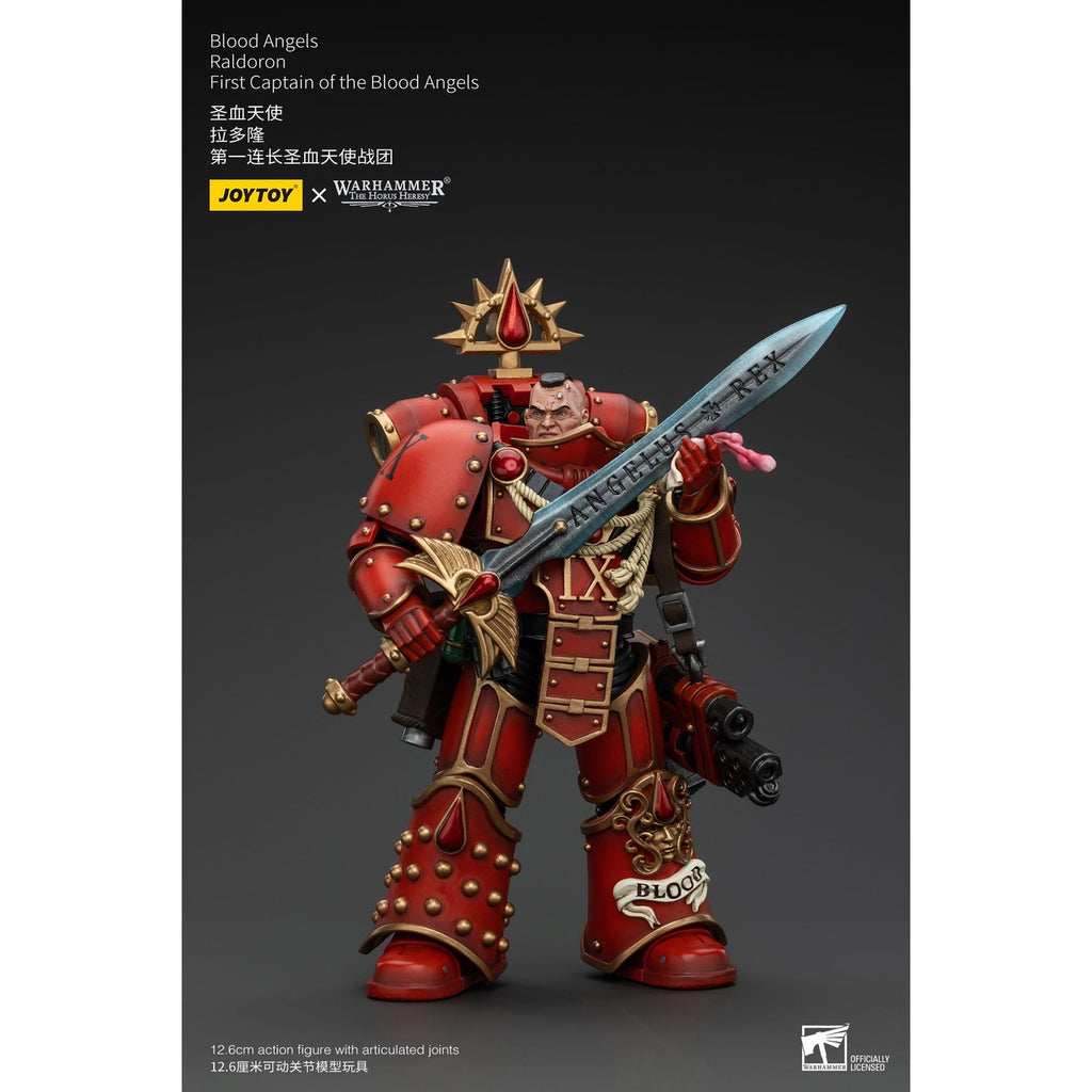 Zdjęcie produktu Warhammer The Horus Heresy Figurka akcji 1/18 Blood Angels Raldoron First Captain of the Blood Angels 13 cm