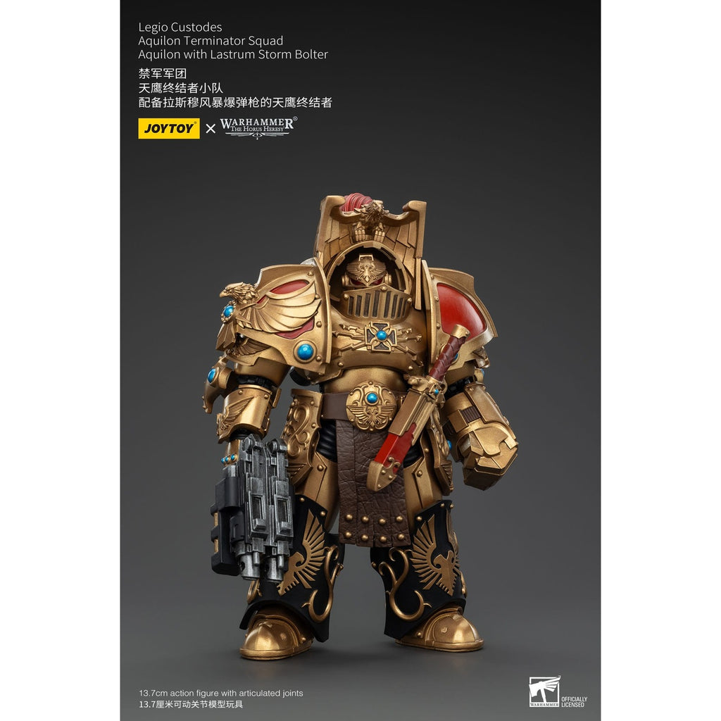 Zdjęcie produktu Warhammer The Horus Heresy figurka akcji 1/18 Legio Custodes Aquilon Terminator Squad Aquilon z Lastrum Storm Bolter 14
