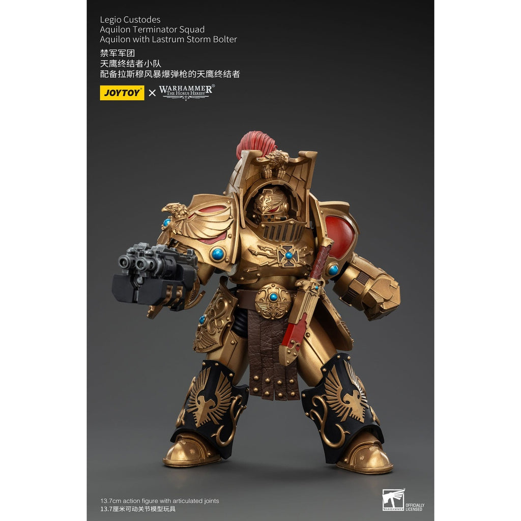 Zdjęcie produktu Warhammer The Horus Heresy figurka akcji 1/18 Legio Custodes Aquilon Terminator Squad Aquilon z Lastrum Storm Bolter 14