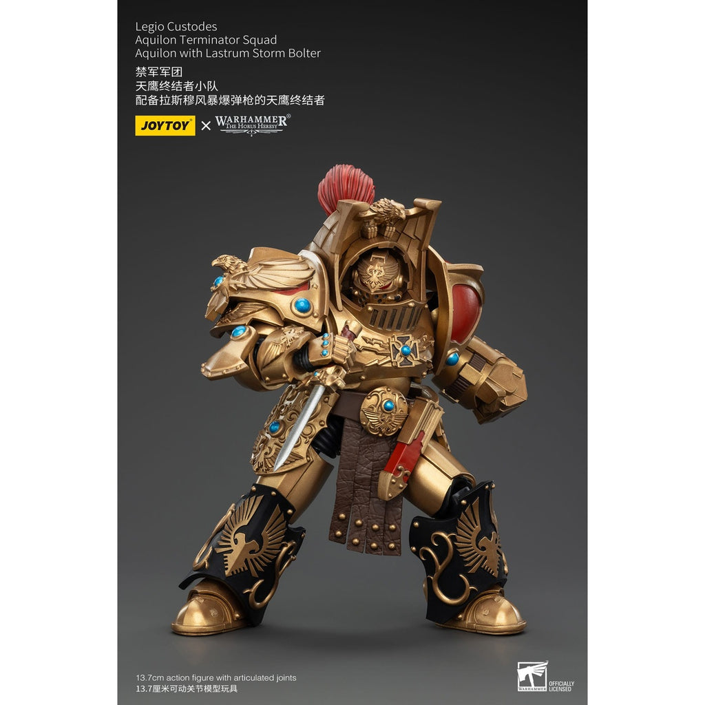 Zdjęcie produktu Warhammer The Horus Heresy figurka akcji 1/18 Legio Custodes Aquilon Terminator Squad Aquilon z Lastrum Storm Bolter 14