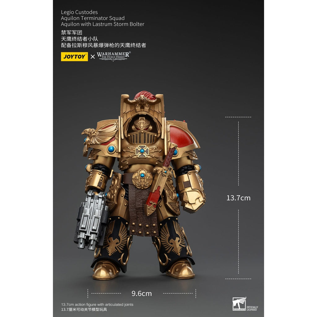 Zdjęcie produktu Warhammer The Horus Heresy figurka akcji 1/18 Legio Custodes Aquilon Terminator Squad Aquilon z Lastrum Storm Bolter 14