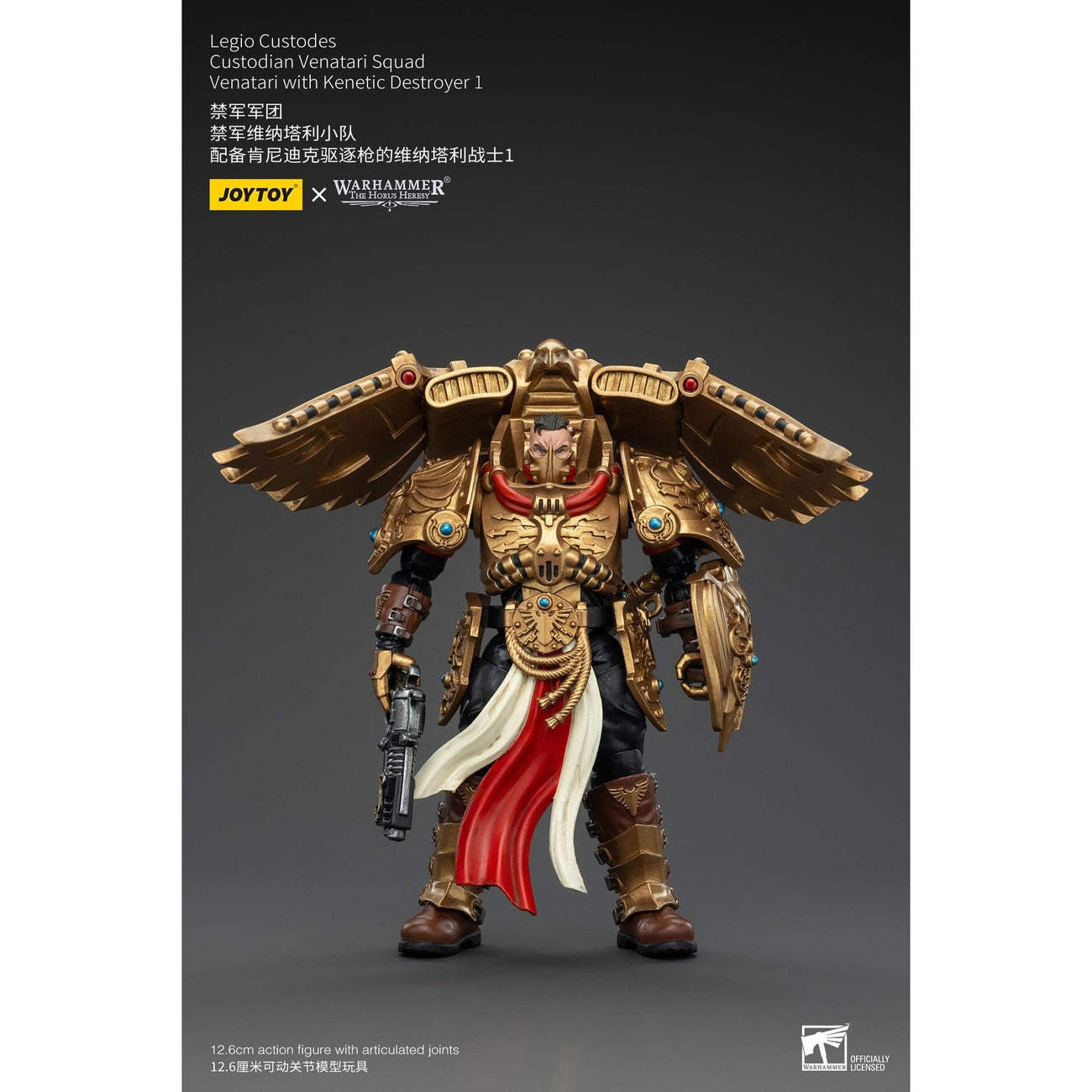 Zdjęcie produktu Warhammer The Horus Heresy Figurka akcji 1/18 Legio Custodes Custodian Venatari Squad Venatari z Kinetic Destroyer 1 13
