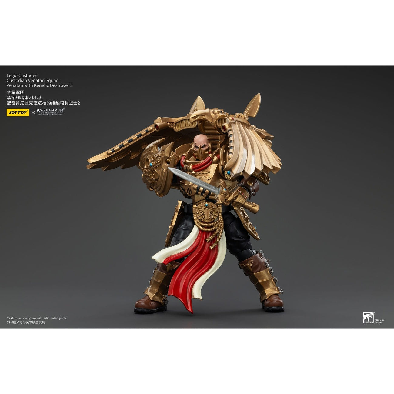 Zdjęcie produktu Warhammer The Horus Heresy Figurka akcji 1/18 Legio Custodes Custodian Venatari Squad Venatari with Kinetic Destroyer 2 13