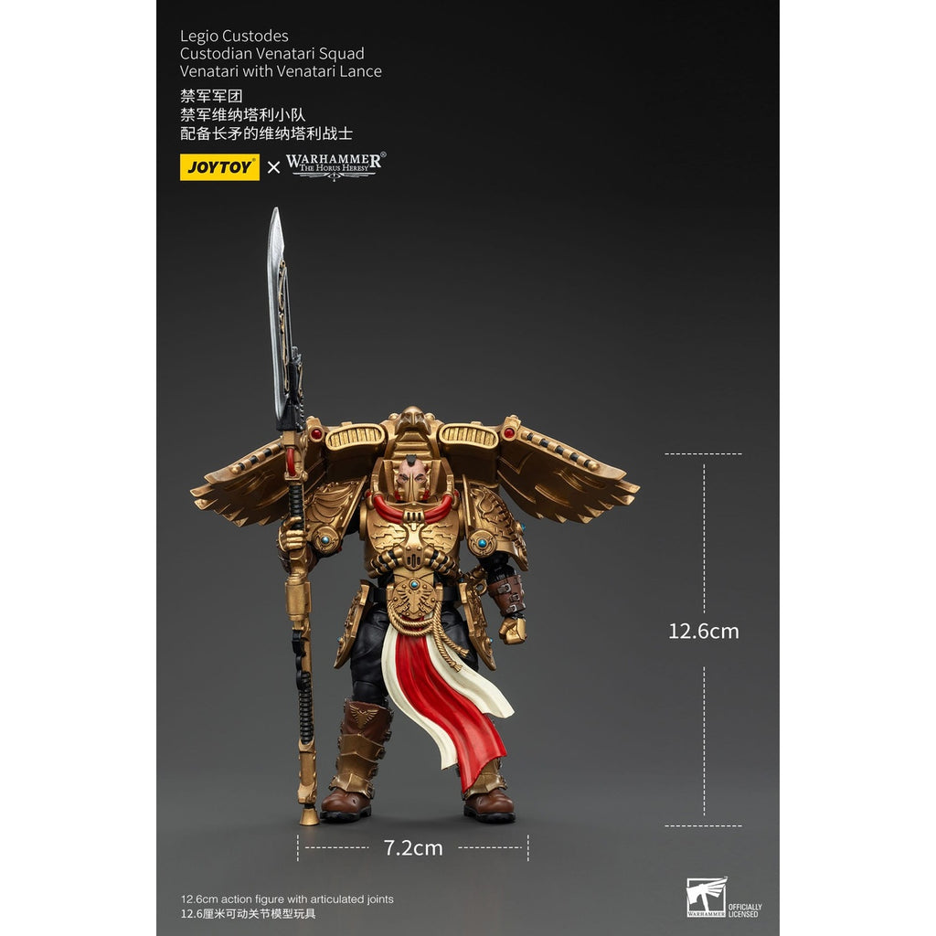 Zdjęcie produktu Warhammer The Horus Heresy Figurka akcji 1/18 Legio Custodes Custodian Venatari Squad Venatari z Venatari Lance 13 cm
