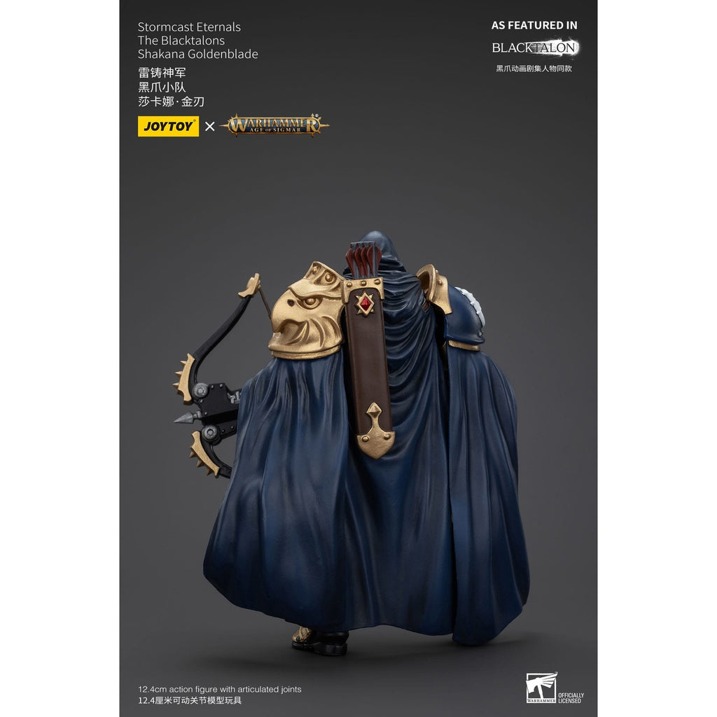 Zdjęcie produktu Warhammer Age of Sigmar Figurka akcji Stormcast Eternals The Blacktalons Shakana Goldenblade 20 cm