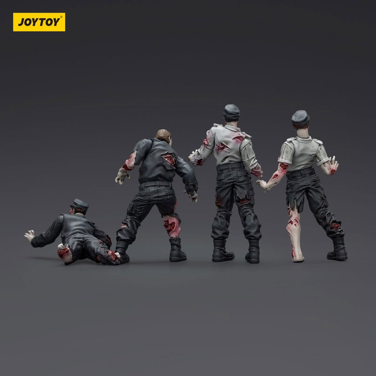 Zdjęcie produktu Zombie Dark Source figurki akcji 4-pack Security Guards 8 cm