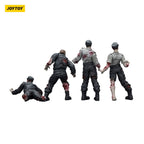 Product image Zombie Dark Source Action Figures 4-Pack Security Guards 8 cm