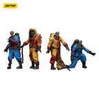 Product image Zombie Dark Source Action Figures 4-Pack Biochemical Lab Team 8 cm