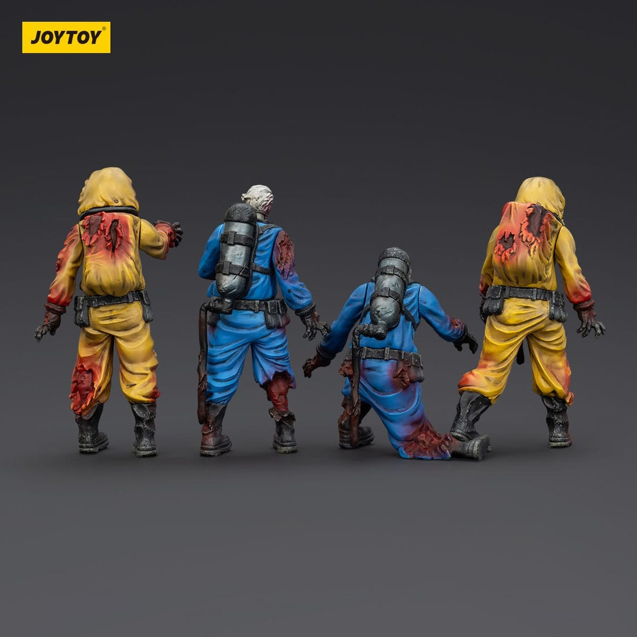 Zdjęcie produktu Zombie Dark Source – Zestaw 4 figurek akcji Biochemical Lab Team 8 cm