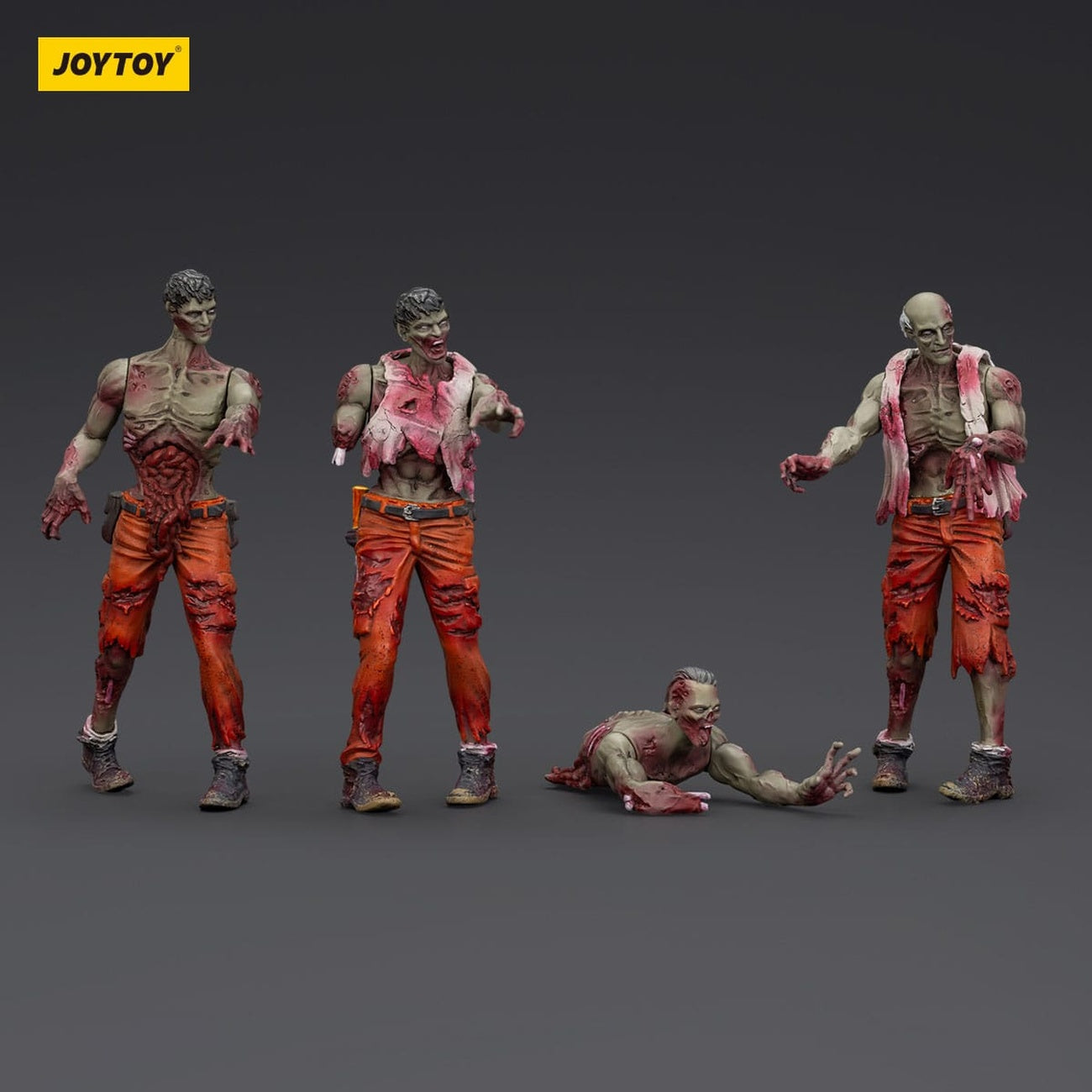 Zdjęcie produktu Zombie Dark Source figurki akcji zestaw 4 szt. Mechanic Team 8 cm