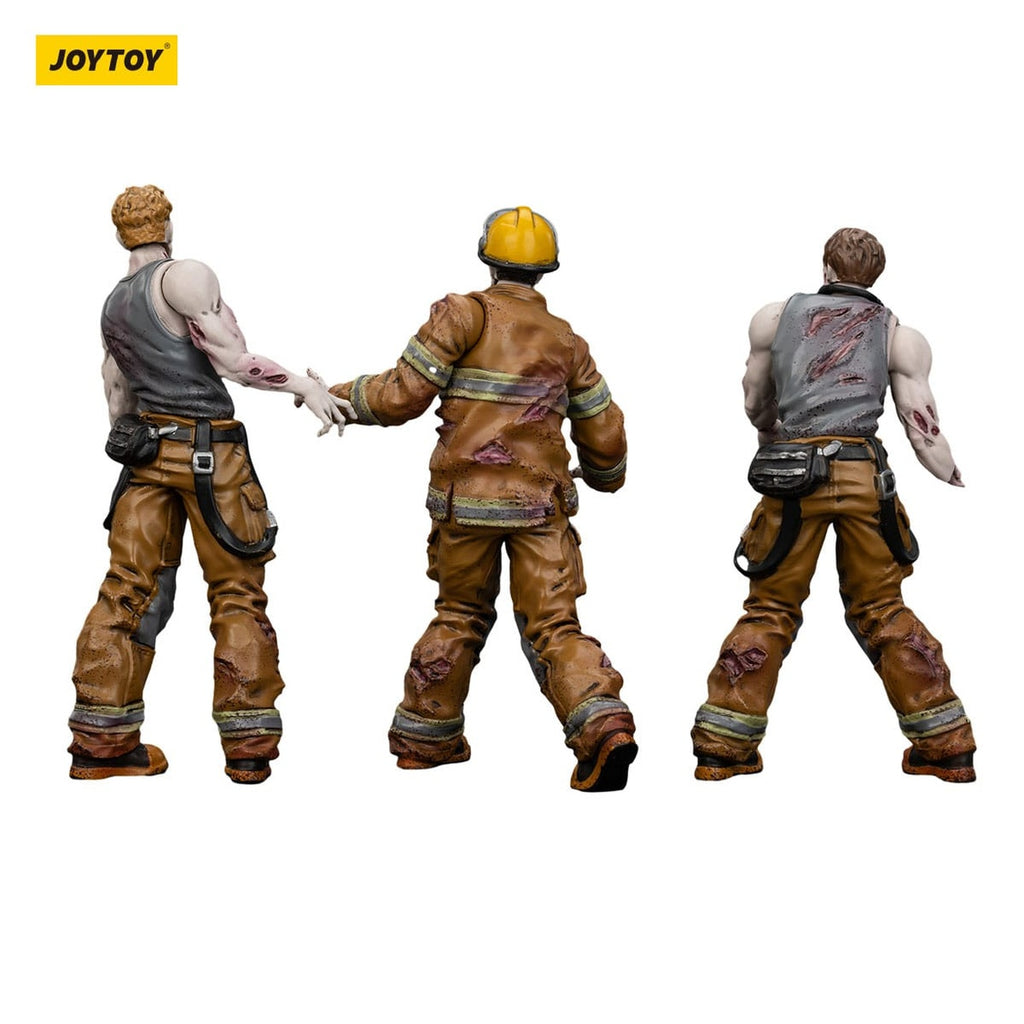 Zdjęcie produktu Zombie Dark Source figurki akcji zestaw 3 szt. Firefighters 8 cm