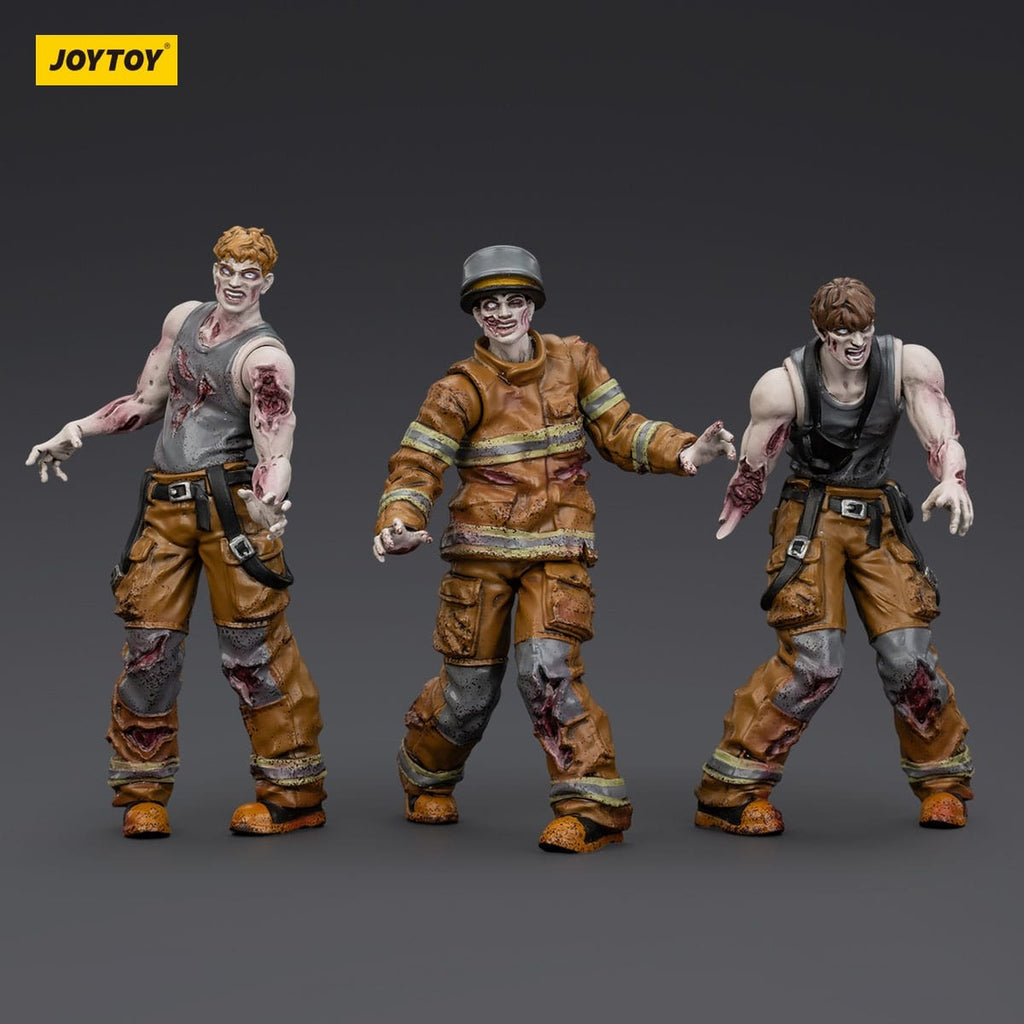 Zdjęcie produktu Zombie Dark Source figurki akcji zestaw 3 szt. Firefighters 8 cm