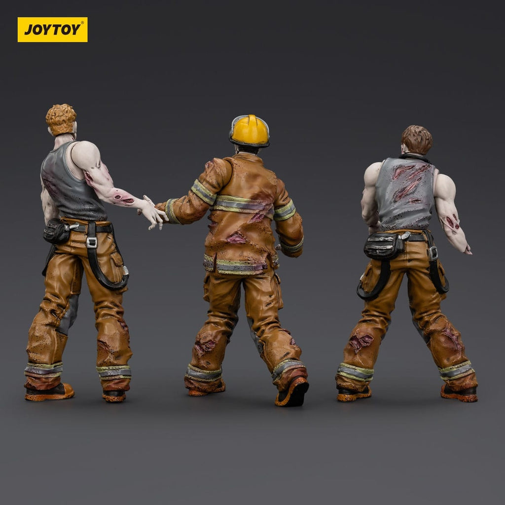 Zdjęcie produktu Zombie Dark Source figurki akcji zestaw 3 szt. Firefighters 8 cm