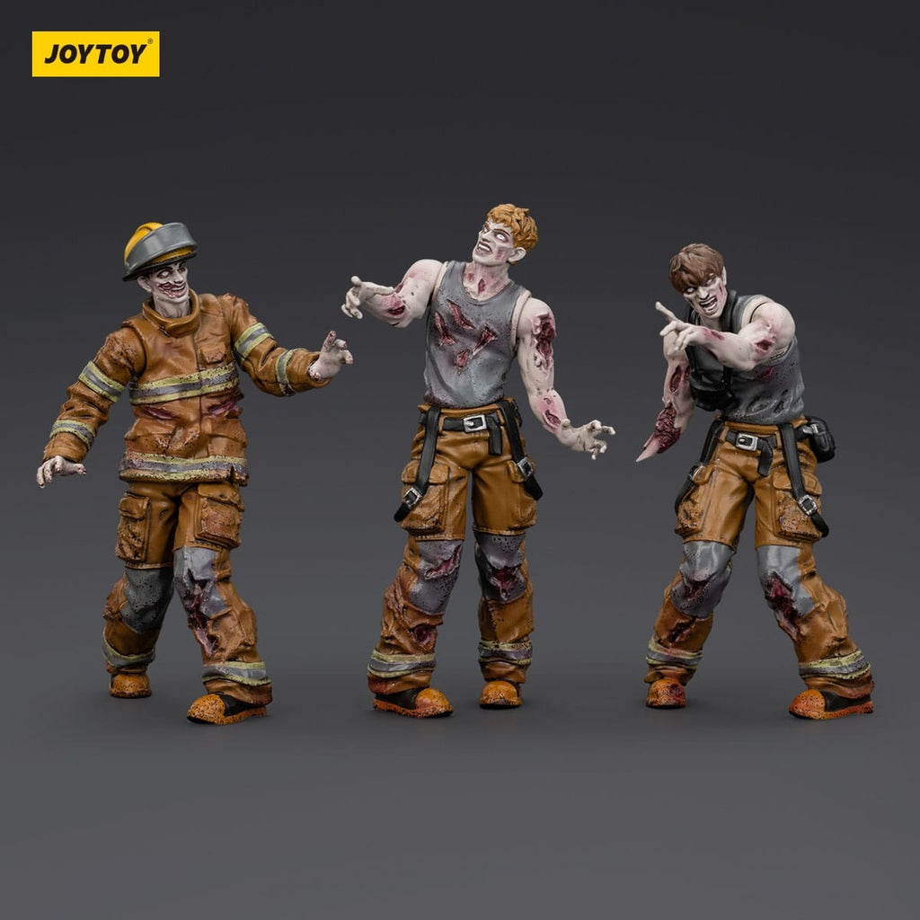 Zdjęcie produktu Zombie Dark Source figurki akcji zestaw 3 szt. Firefighters 8 cm