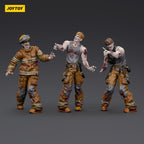 Zdjęcie produktu Zombie Dark Source figurki akcji zestaw 3 szt. Firefighters 8 cm
