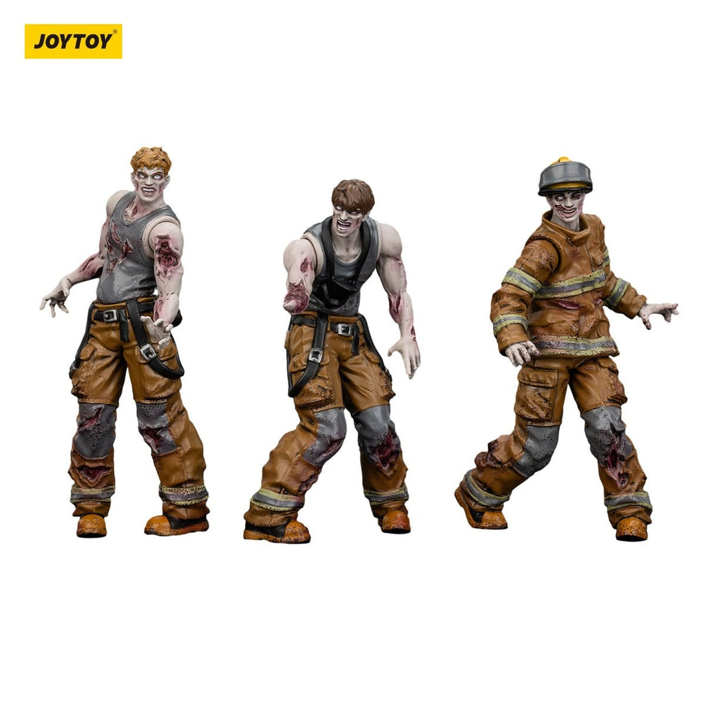 Zdjęcie produktu Zombie Dark Source figurki akcji zestaw 3 szt. Firefighters 8 cm