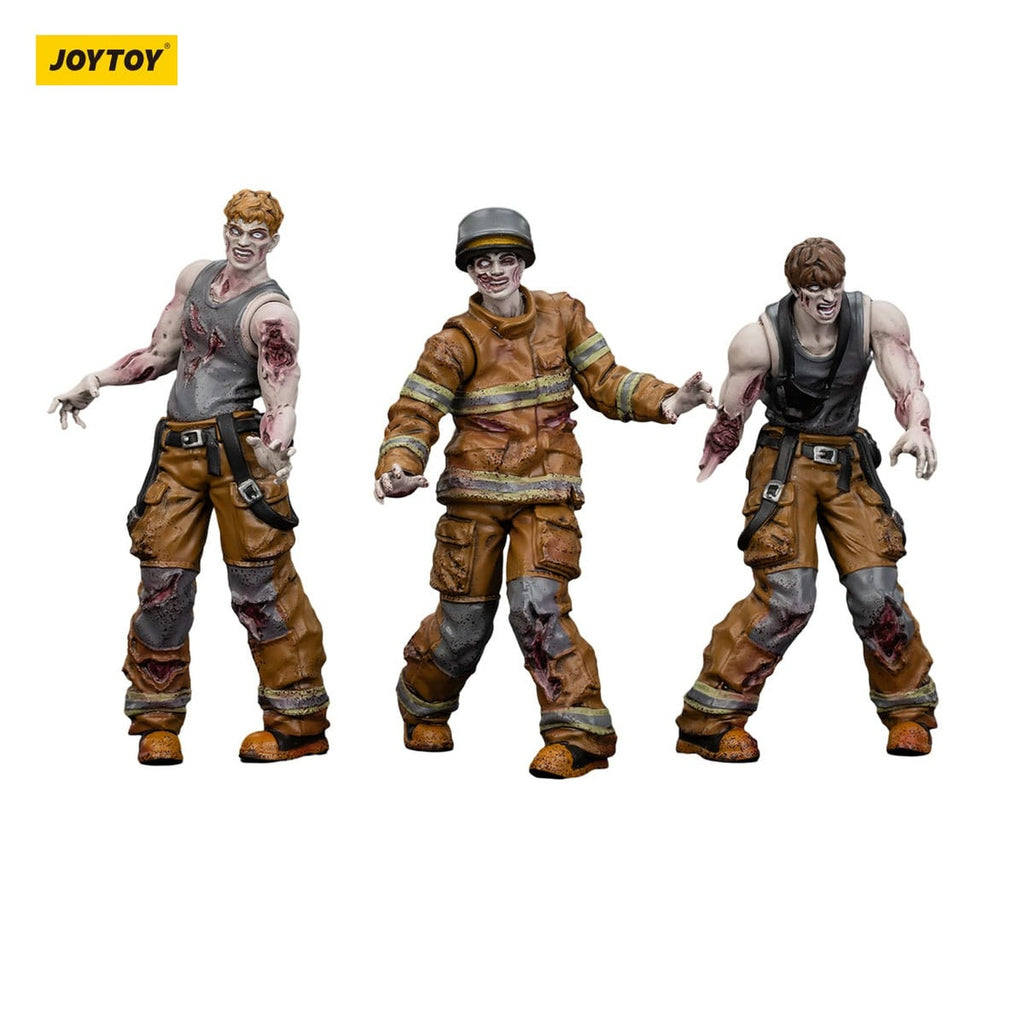 Zdjęcie produktu Zombie Dark Source figurki akcji zestaw 3 szt. Firefighters 8 cm