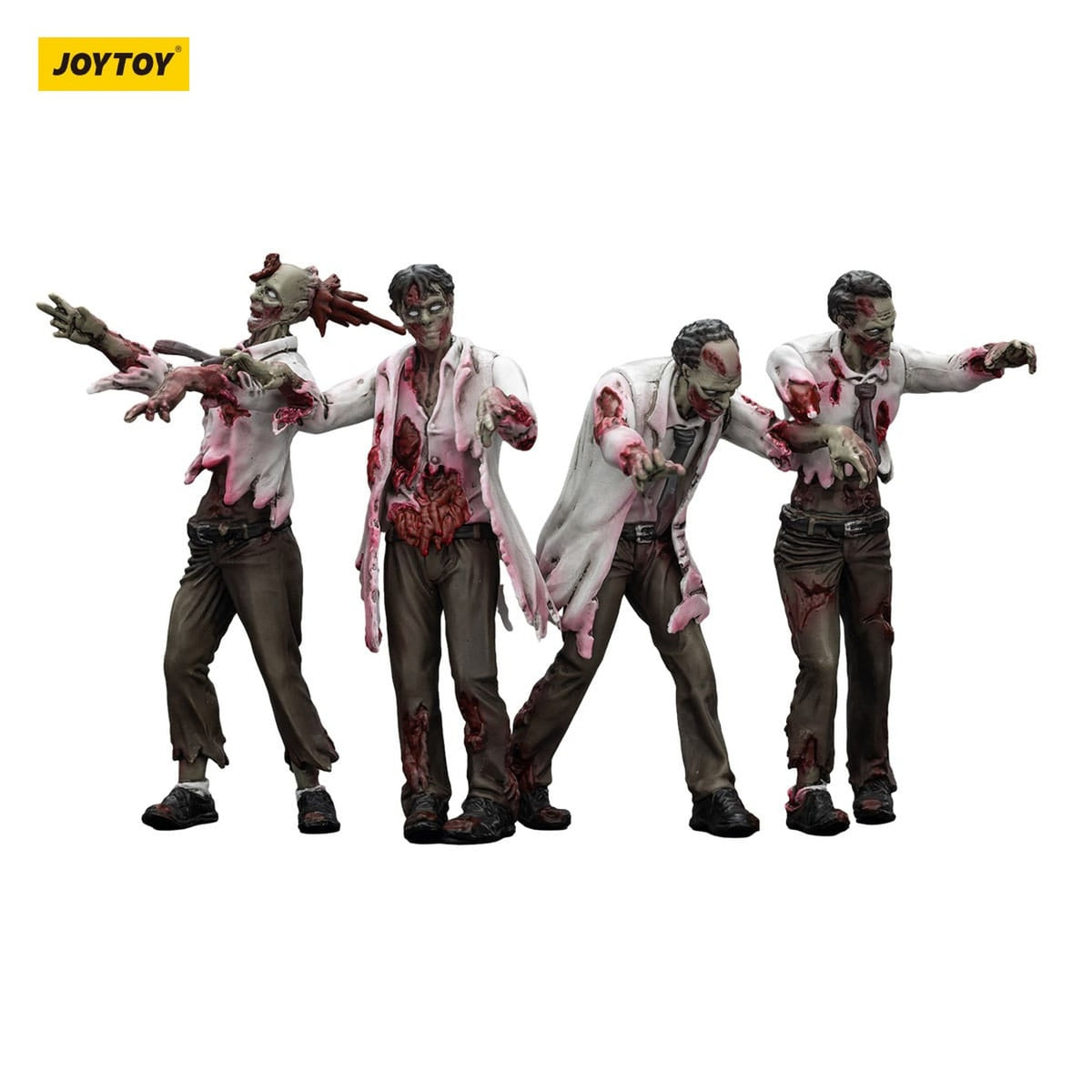 Zdjęcie produktu Zombie Dark Source figurki akcji zestaw 4 Scientists (Male) 8 cm