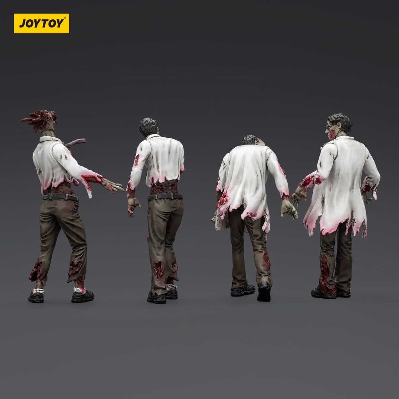 Zdjęcie produktu Zombie Dark Source figurki akcji zestaw 4 Scientists (Male) 8 cm