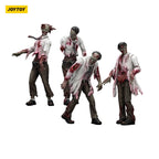 Zdjęcie produktu Zombie Dark Source figurki akcji zestaw 4 Scientists (Male) 8 cm