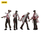 Zdjęcie produktu Zombie Dark Source figurki akcji zestaw 4 Scientists (Male) 8 cm