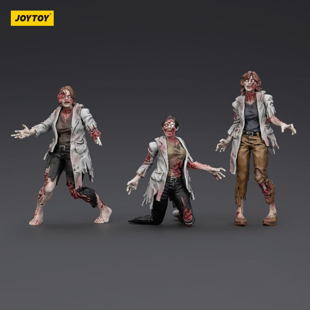 Zdjęcie produktu Zombie Dark Source Figurka akcji zestaw 3-pack Scientists (Female) 8 cm