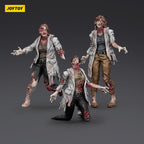 Zdjęcie produktu Zombie Dark Source Figurka akcji zestaw 3-pack Scientists (Female) 8 cm