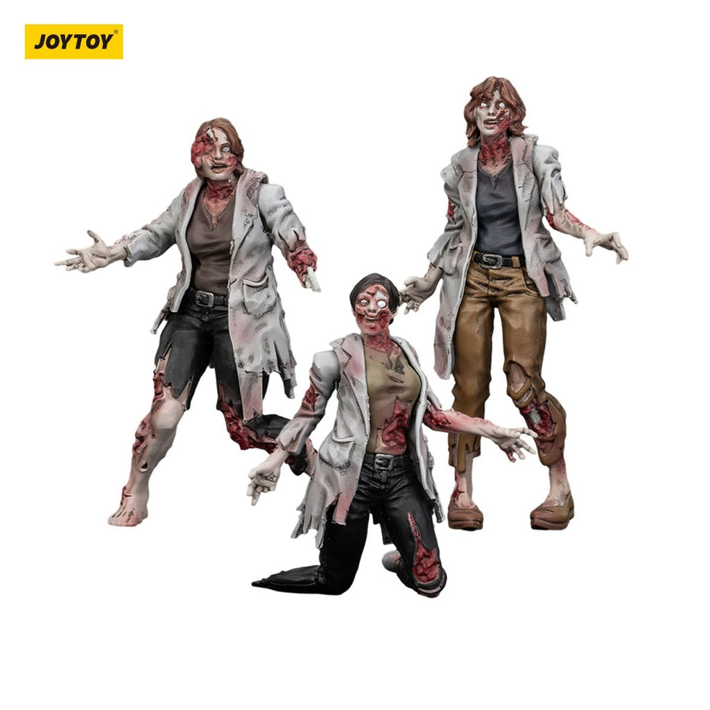 Zdjęcie produktu Zombie Dark Source Figurka akcji zestaw 3-pack Scientists (Female) 8 cm