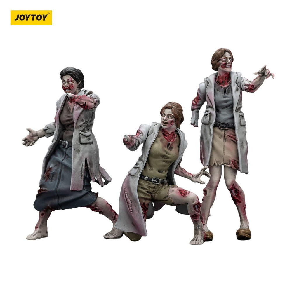 Zdjęcie produktu Figurki akcji Zombie Dark Source zestaw 3 Medics 8 cm