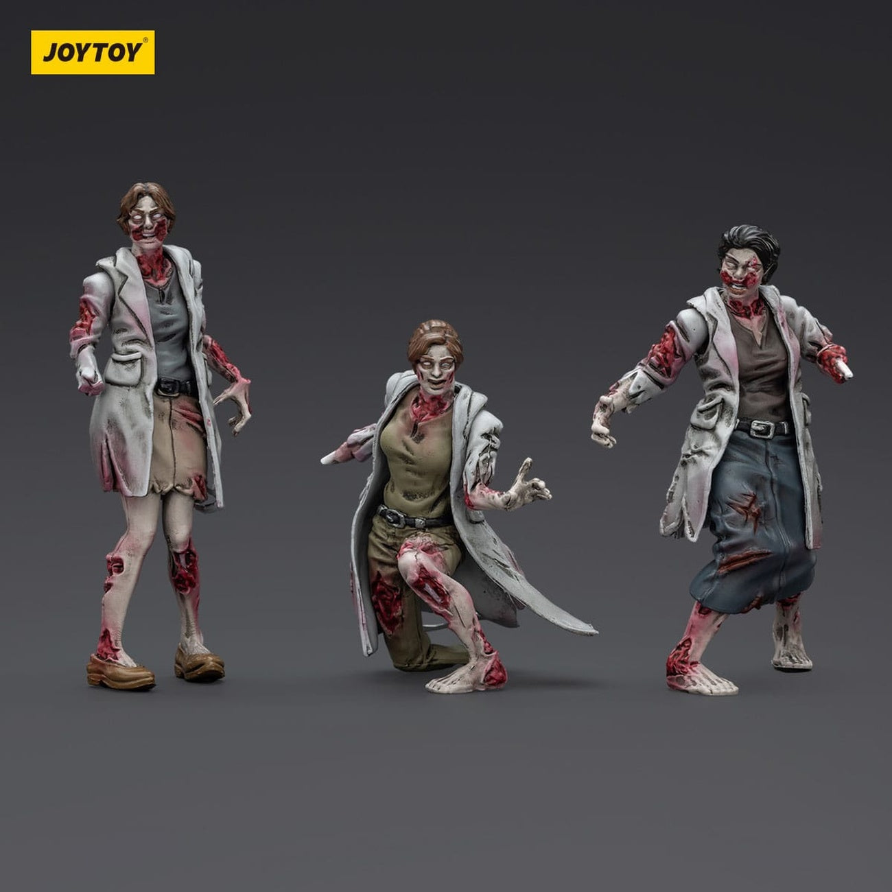 Zdjęcie produktu Figurki akcji Zombie Dark Source zestaw 3 Medics 8 cm