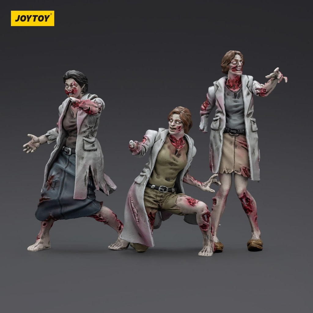 Zdjęcie produktu Figurki akcji Zombie Dark Source zestaw 3 Medics 8 cm