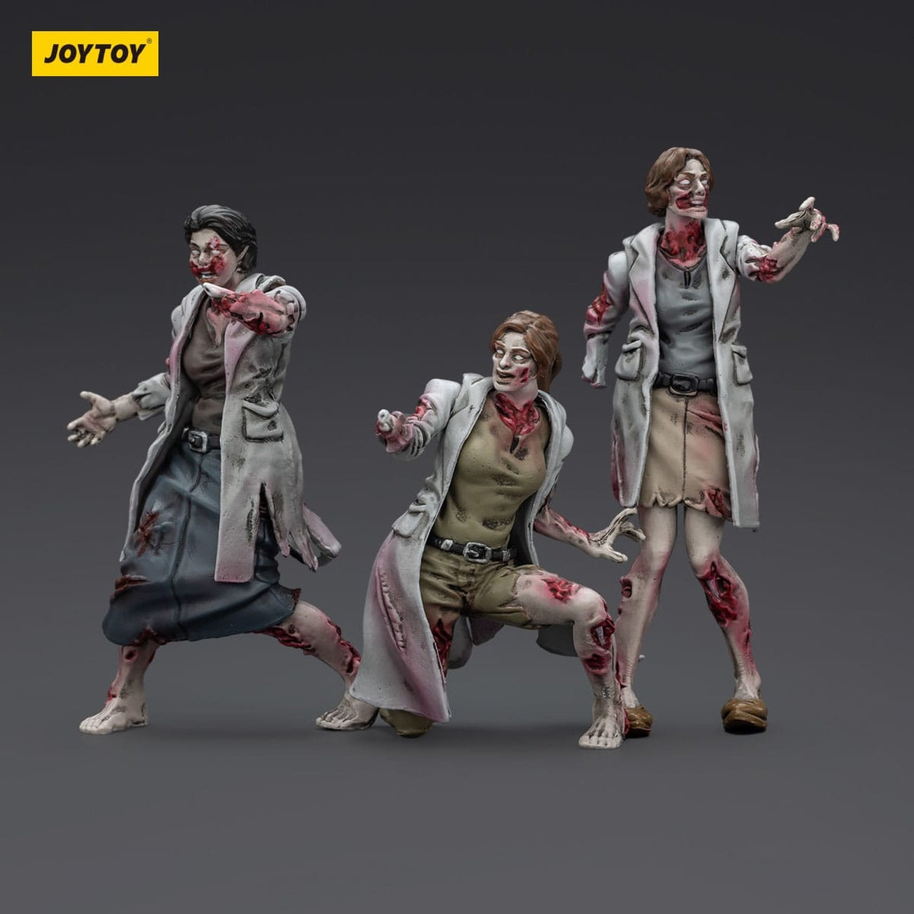 Zdjęcie produktu Figurki akcji Zombie Dark Source zestaw 3 Medics 8 cm