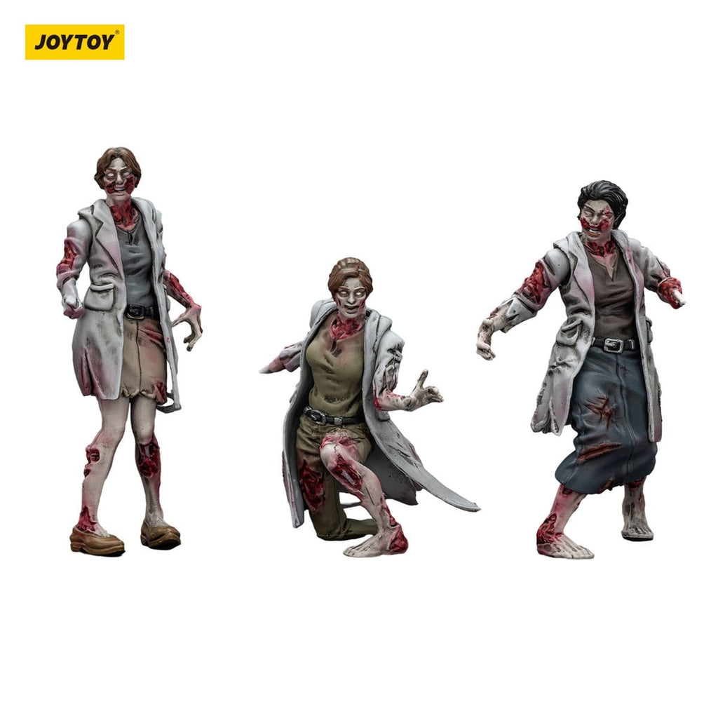 Zdjęcie produktu Figurki akcji Zombie Dark Source zestaw 3 Medics 8 cm