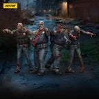 Zdjęcie produktu Zombie Dark Source figurki akcji Zestaw 4-pack Police (Male) 8 cm
