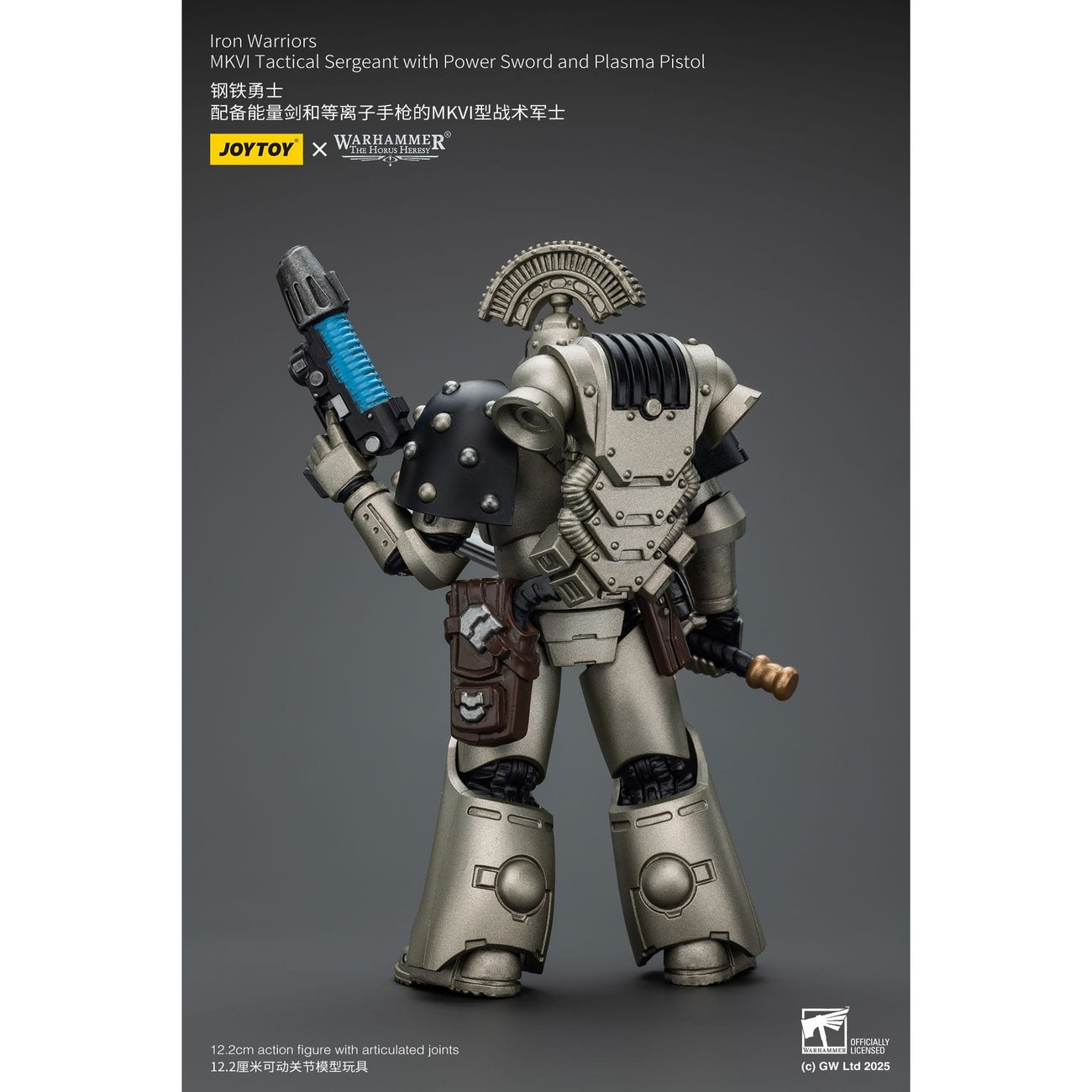 Zdjęcie produktu Warhammer The Horus Heresy figurka akcji 1/18 Iron Warriors MKVI Tactical Sergeant with Power Sword and Plasma Pistol 12 cm