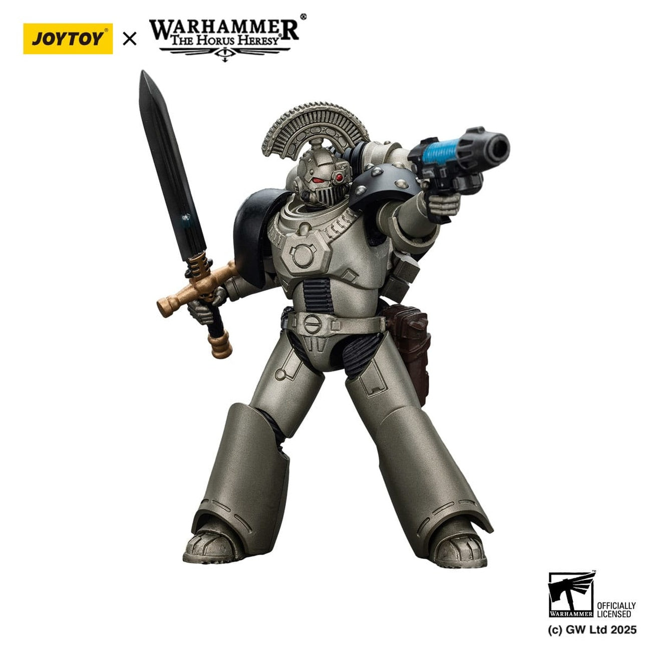 Zdjęcie produktu Warhammer The Horus Heresy figurka akcji 1/18 Iron Warriors MKVI Tactical Sergeant with Power Sword and Plasma Pistol 12 cm