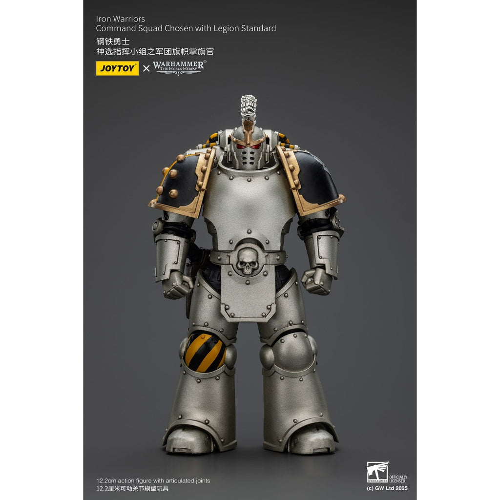 Zdjęcie produktu Warhammer The Horus Heresy Figurka akcji 1/18 Iron Warriors Command Squad Chosen z Legion Standard 12 cm