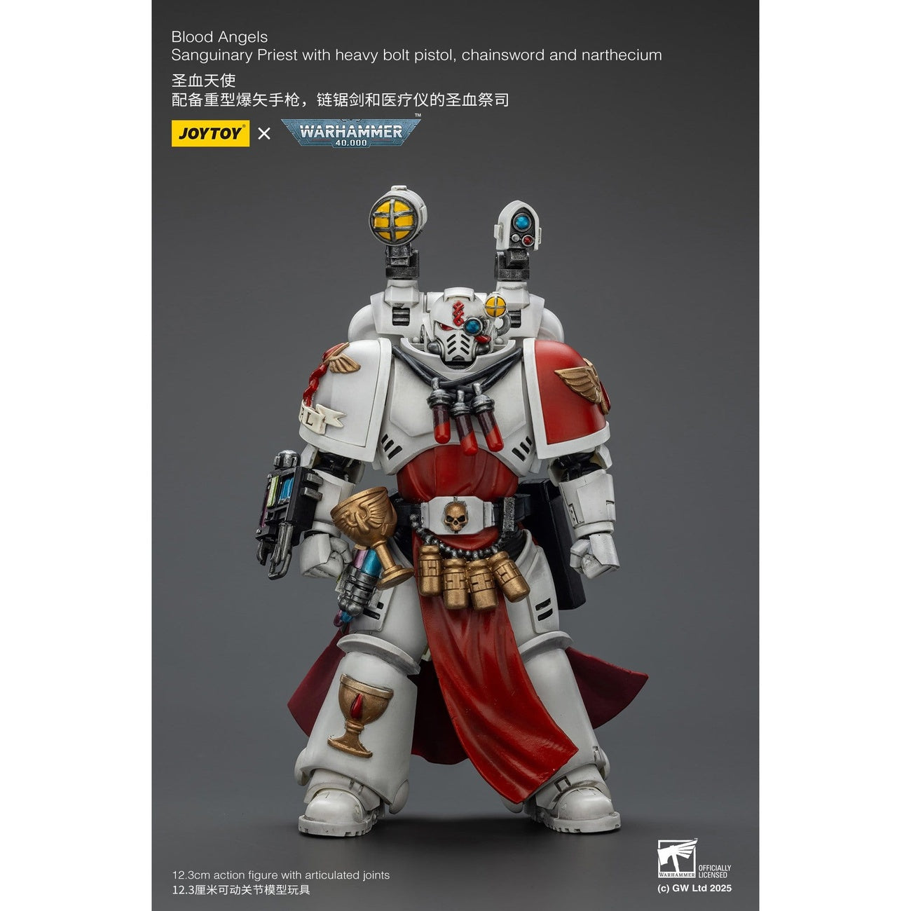Zdjęcie produktu Warhammer 40,000 figurka akcji Blood Angels Sanguinary Priest 12 cm