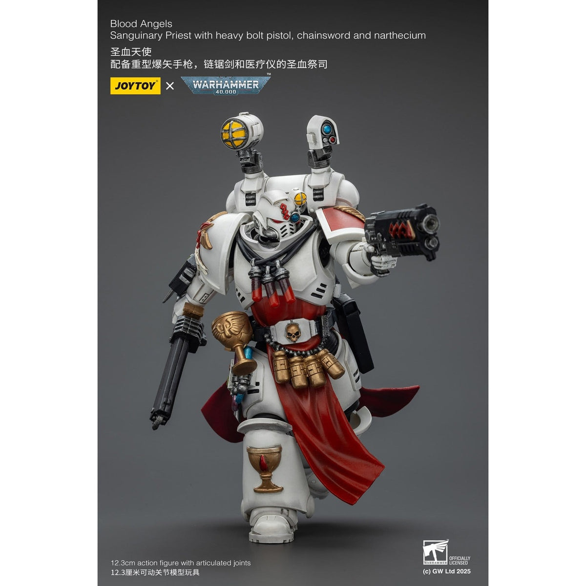 Zdjęcie produktu Warhammer 40,000 figurka akcji Blood Angels Sanguinary Priest 12 cm