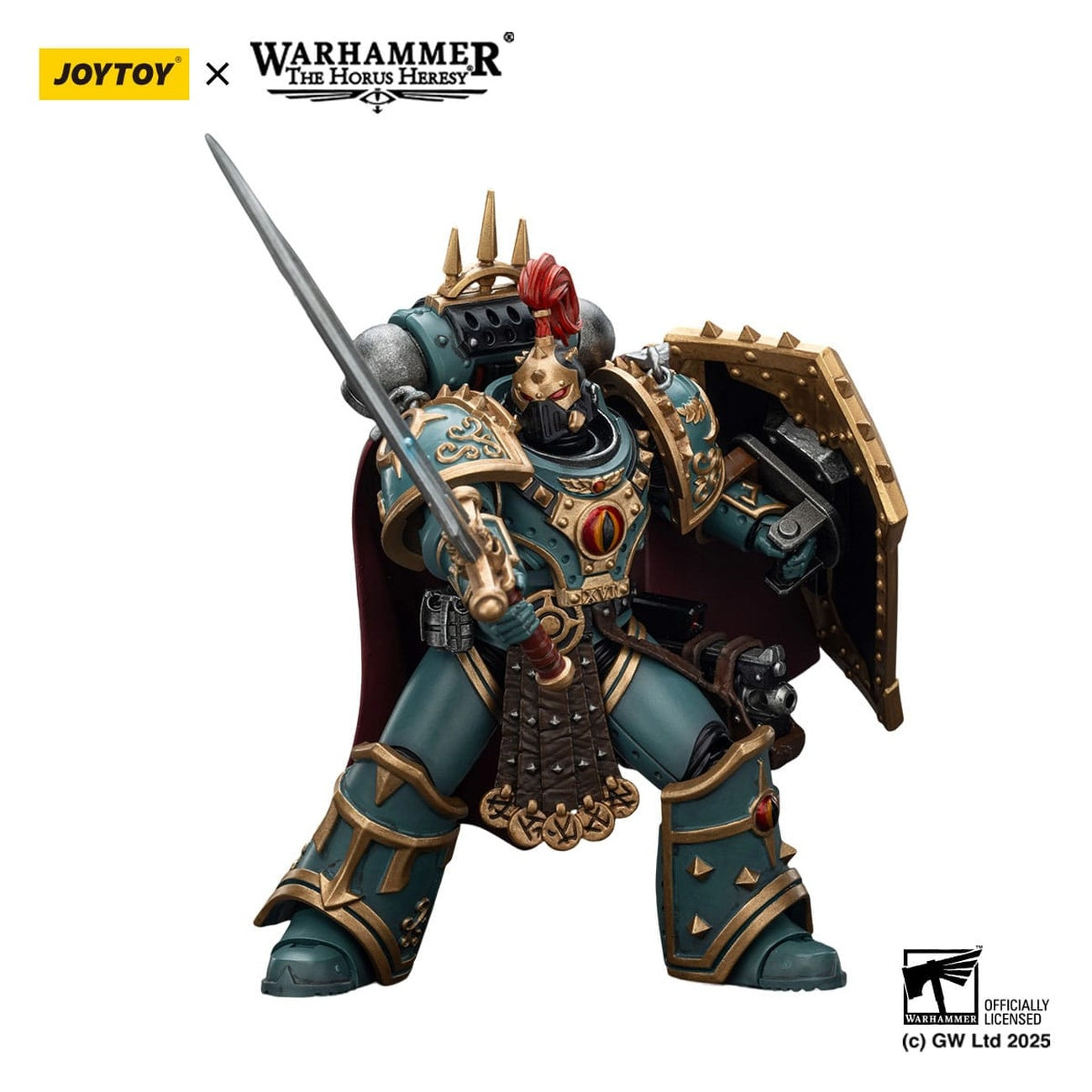 Zdjęcie produktu Warhammer The Horus Heresy figurka akcji Sons of Horus Little Horus Aximand Captain of the 5th Company 20 cm