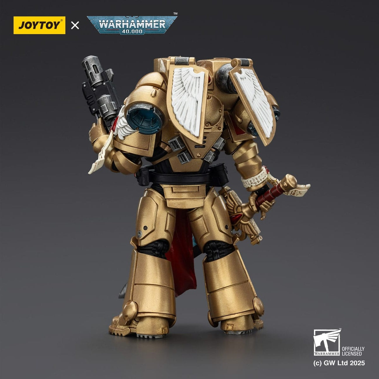 Zdjęcie produktu Warhammer 40,000: Combat Patrol Blood Angels Figurka akcji Sanguinary Guard 1 z Inferno Pistol i Encarmine Blade 20 cm