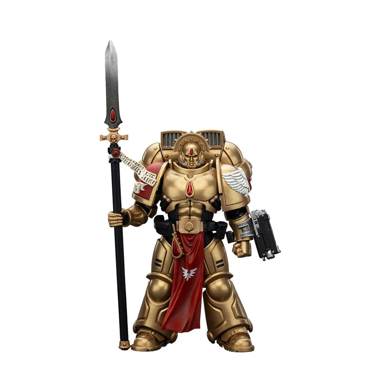 Zdjęcie produktu Warhammer 40,000: Combat Patrol Blood Angels Figurka akcji Sanguinary Guard 2 z Angelus Boltgun i Encarmine Spear 20 cm