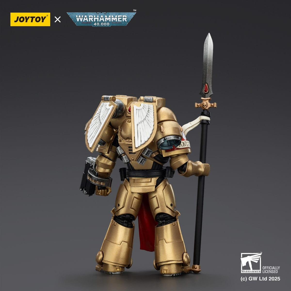 Zdjęcie produktu Warhammer 40,000: Combat Patrol Blood Angels Figurka akcji Sanguinary Guard 2 z Angelus Boltgun i Encarmine Spear 20 cm
