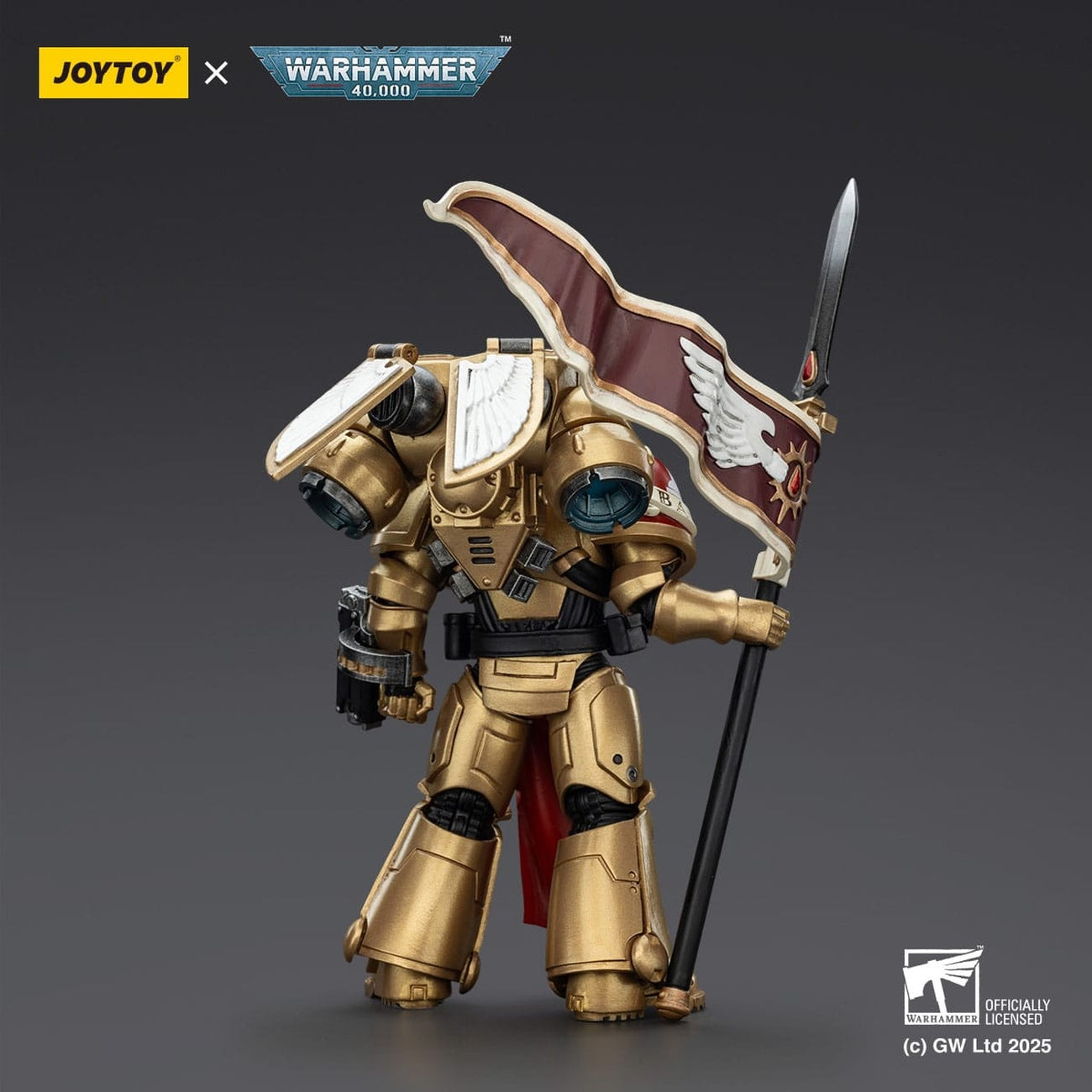 Zdjęcie produktu Warhammer 40,000: Combat Patrol Blood Angels Figurka akcji Sanguinary Guard 3 z Angelus Boltgun i Encarmine Spear 20 cm