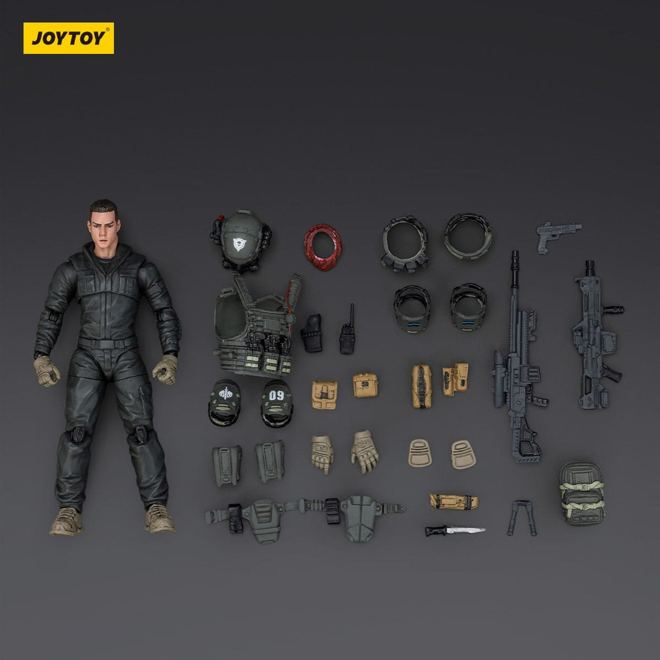 Product image APOC Series Dark Source Action Figure Stellar Scar Assault Team Darksilicon 11 cm